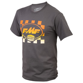 FMF RM Faded Checkers T-Shirt Medium Charcoal