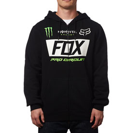 Fox Racing Monster Paddock Zip-Up Hooded Sweatshirt