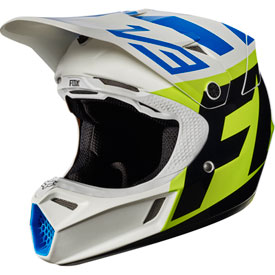 Fox Racing Youth V3 Creo MIPS Helmet Small White/Yellow