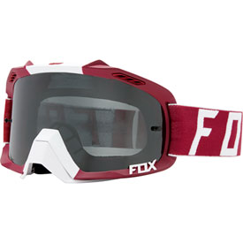 Fox Racing Air Defence Goggle  Preest Dark Red Frame/Grey Lens