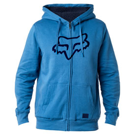 Fox Racing Tracked Sherpa Zip-Up Hooded Sweatshirt