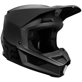 Fox Racing Youth V1 Matte Black Helmet 19