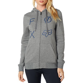 Fox Racing Women's Staged Zip-Up Hooded Sweatshirt
