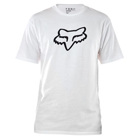 Fox Racing Legacy Fox Head T-Shirt Large Optic White