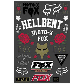 Fox Racing Mata Track Pack Sticker Sheet