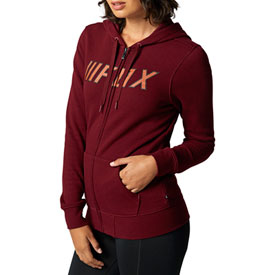 Fox Racing Women's Break Check Zip-Up Hooded Sweatshirt
