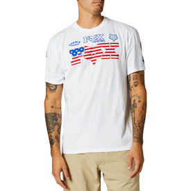 Fox Racing Live Free T-Shirt Large Optic White