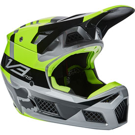 Fox Racing V3 RS Riet MIPS Helmet Small Fluorescent Yellow