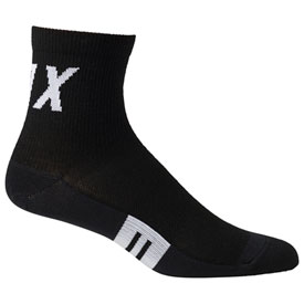 Fox Racing 4" Flexair Merino MTB Socks Size 8-10 Black