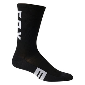 Fox Racing 8" Flexair Merino MTB Socks Size 8-10 Black