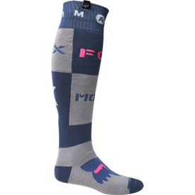 Fox Racing FRI Nobyl Thick Socks Size 6-8 Dark Indigo