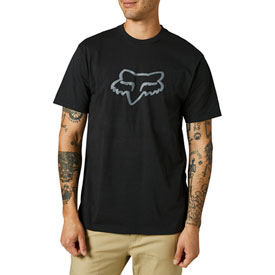 Fox Racing Legacy Foxhead T-Shirt Medium Black/Black