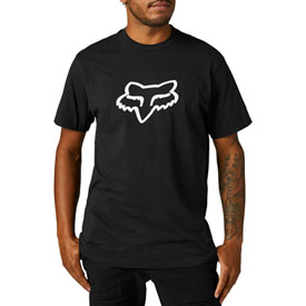 Fox Racing Legacy Foxhead T-Shirt Medium Black/White