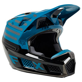 Fox Racing V3 RS Ryaktr MIPS Helmet Medium Maui Blue