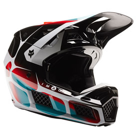 Fox Racing V3 RS Syz MIPS Helmet X-Large Black/White