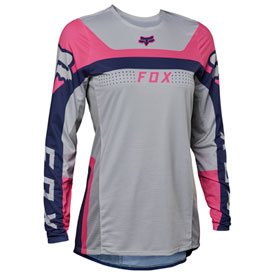 Fox Racing Women's Flexair Efekt Jersey Large Purple/Pink