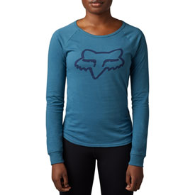 Fox Racing Women's Boundary Long Sleeve T-Shirt Large Dark Slate