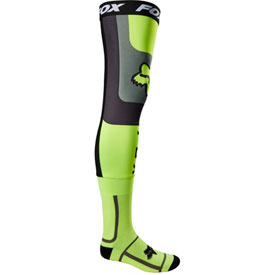 Fox Racing Flexair Knee Brace Socks 2023 Size 8-10 Flo Yellow
