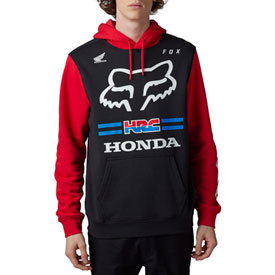 Fox Racing X Honda Hooded Sweatshirt 2023 Medium Flame Red