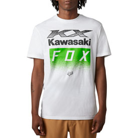 Fox Racing X Kawasaki T-Shirt 2023 Medium Optic White