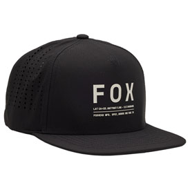 Fox Racing Non Stop Tech Snapback Hat  Black