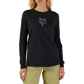 Fox Racing Women's Inorganic Long Sleeve T-Shirt Large Black