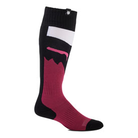 Fox Racing Women's 180 Flora Socks Size 5-10 Black/Pink
