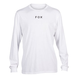 Fox Racing Flora Long Sleeve Premium T-Shirt X-Large Optic White