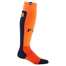 Fox Racing 360 Core Socks Size 8-10 Navy/Orange