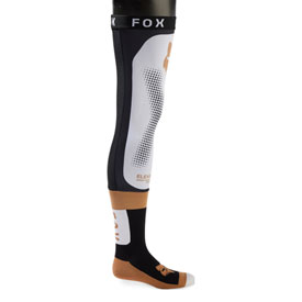 Fox Racing Flexair Knee Brace Socks Size 8-10 Black/White