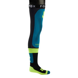 Fox Racing Flexair Knee Brace Socks Size 10-13 Maui Blue