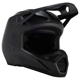 Fox Racing Youth V1 Matte Black Helmet