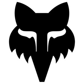 Fox Racing Fox Head Sticker 7" Black