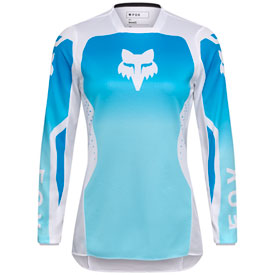 Fox Racing Women's 180 Shield Jersey Large White/Blue