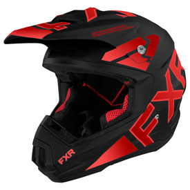 FXR Racing Torque Team Helmet XX-Large Black/Red
