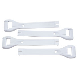 Gaerne SG-10/SG-12/G-React Boot Replacement Straps - Long  White