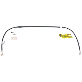 GBrakes Front Steel Braided Brake Line CR Style