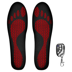 Gerbing 3.7V Battery Heated Insoles with Remote Small/Medium Black