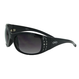Global Vision Women's Marilyn 2 Sunglasses Black Frame/Gradient Smoke Lens