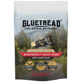 GlueTread Emergency Valve Stem Repair  Black