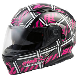 GMax MD01 Women's Pink Ribbon Riders Modular Helmet