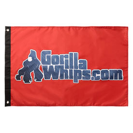 Gorilla Whips Twisted Silver LED Lighted Whip Replacement Flag