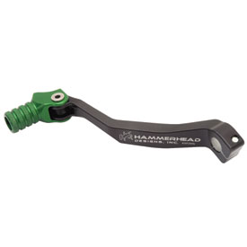 Hammerhead Billet Shift Lever with Knurled Tip +10mm Green