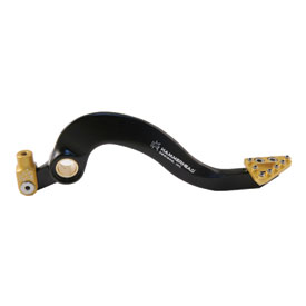 Hammerhead Forged Brake Pedal with Aluminum Tip Gold