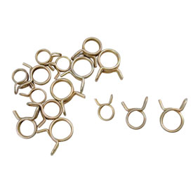 thumbnail image 2 of Goliath Industrial 1/4" Spring Steel Hose Clamps (10-Pack) – Fuel Line / Vacuum / ATV 2 of 3