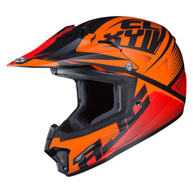 HJC Youth CL-XY 2 Ellusion Helmet Small Semi-Flat Orange