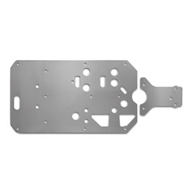 3/16 Aluminum Full Chassis Skid Plate For 2013-2020 Honda Pioneer 700 & 700-4 – Silver, MPDY1641