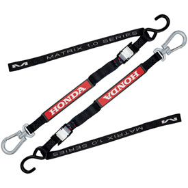 Honda HRC Matrix 1" Tie Downs  Black