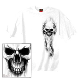 Hot Leathers Ghost Skull Double Sided T-Shirt