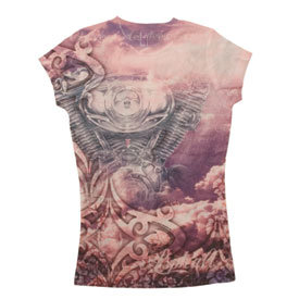 Hot Leathers Women's Angel Wings Sublimation T-Shirt